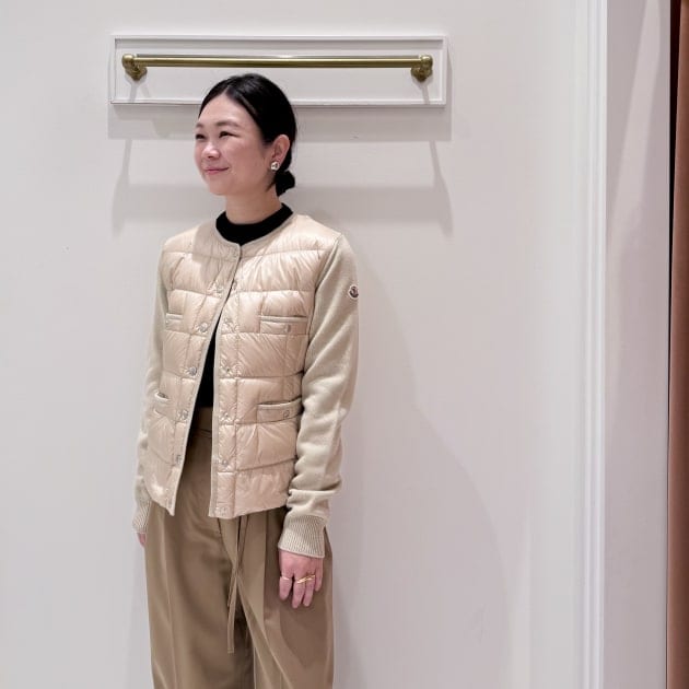 MONCLER（モンクレール）の上品カーディガンで叶える大人カジュアル