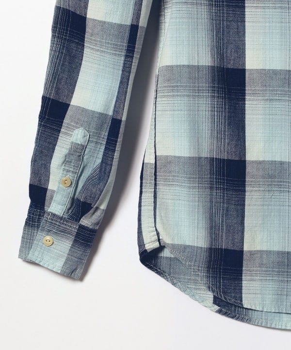 REMI RELIEF × BEAMS PLUS 〜INDIGO CHECK SHIRT〜｜BEAMS PLUS