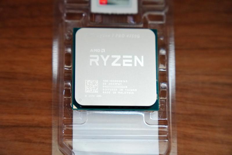 AMD の第 3世代 APU「Ryzen 7 PRO 4750G 」を入手したのでレビュー