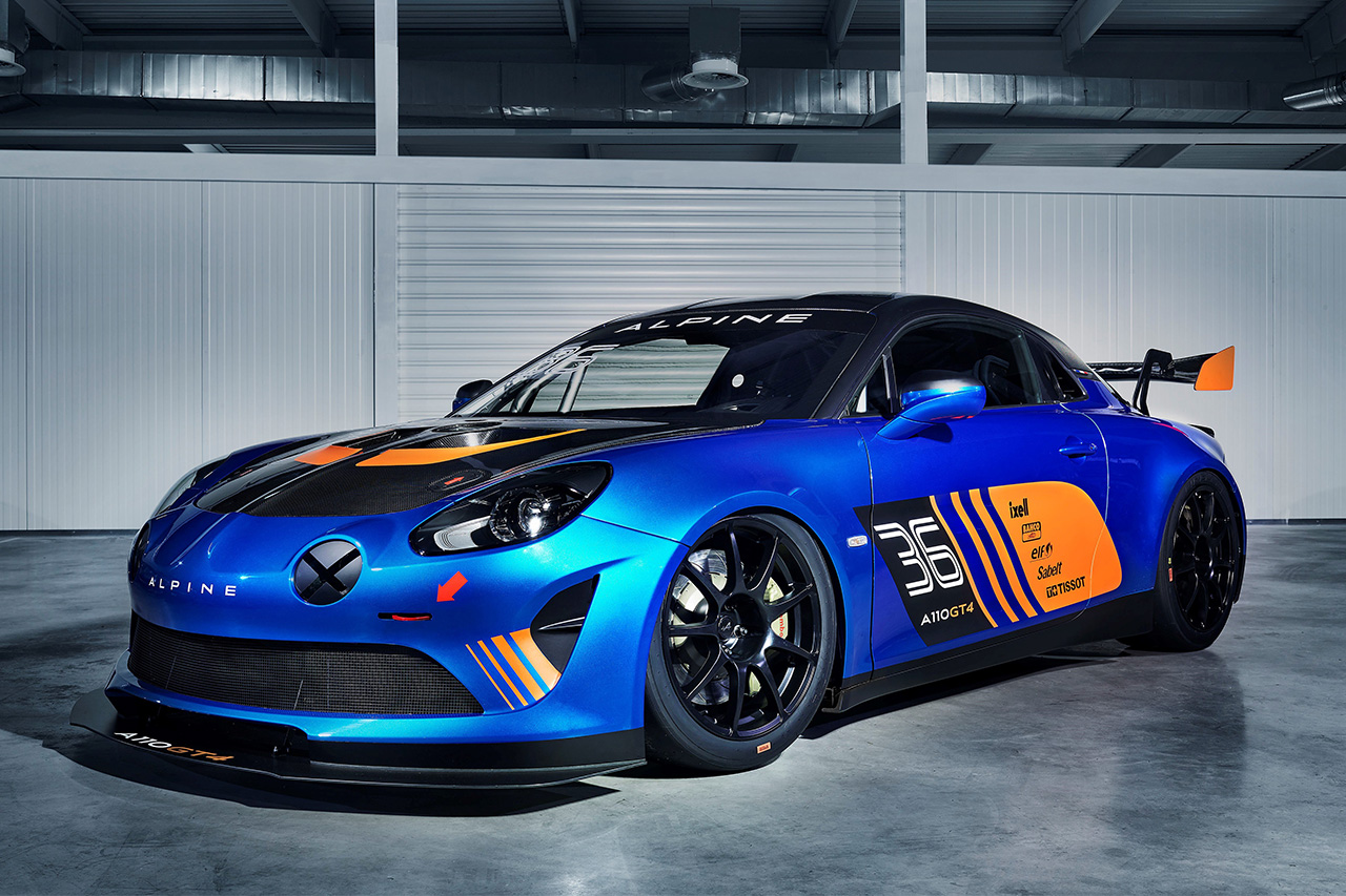 アルピーヌ、ジュネーブショーでA110のGT4カーを発表。シグナテックが