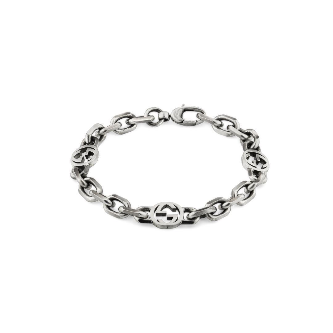 グッチ GUCCI インターロッキングG シルバー ブレスレット620798