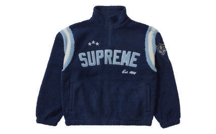 関税込 23AW 立ち上げ SUPREME ARC HALF ZIP FLEECE PULLOVER (Supreme