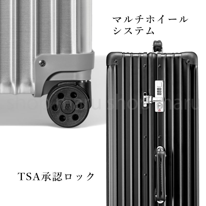 RIMOWA◇CLASSIC◇Check-In L スーツケース◇アルミニウム (RIMOWA