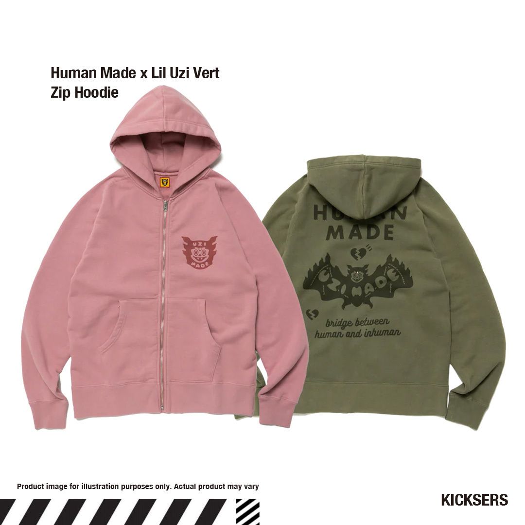 Human Made Lil Uzi Vert Zip Hoodie コラボ ジップフーディー (HUMAN