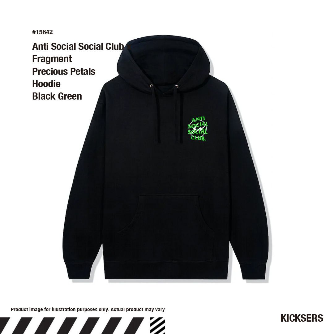 Anti Social Social Club Fragment Hoodie Green フーディー (ANTI