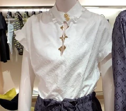 近日完売☆LV☆ヴィトン フリル ブラウス (Louis Vuitton/ブラウス