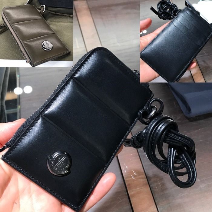 パリ直営店買付！【MONCLER】ストラップ付き小財布☆2色 (MONCLER