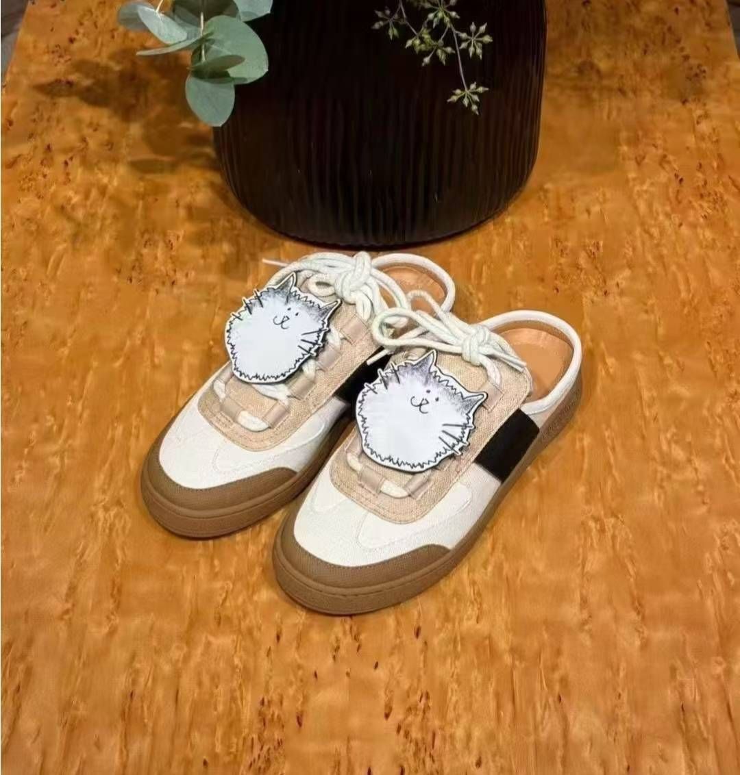 25AW 可愛い猫が◎】Louis Vuitton オープンバックスニーカー (Louis