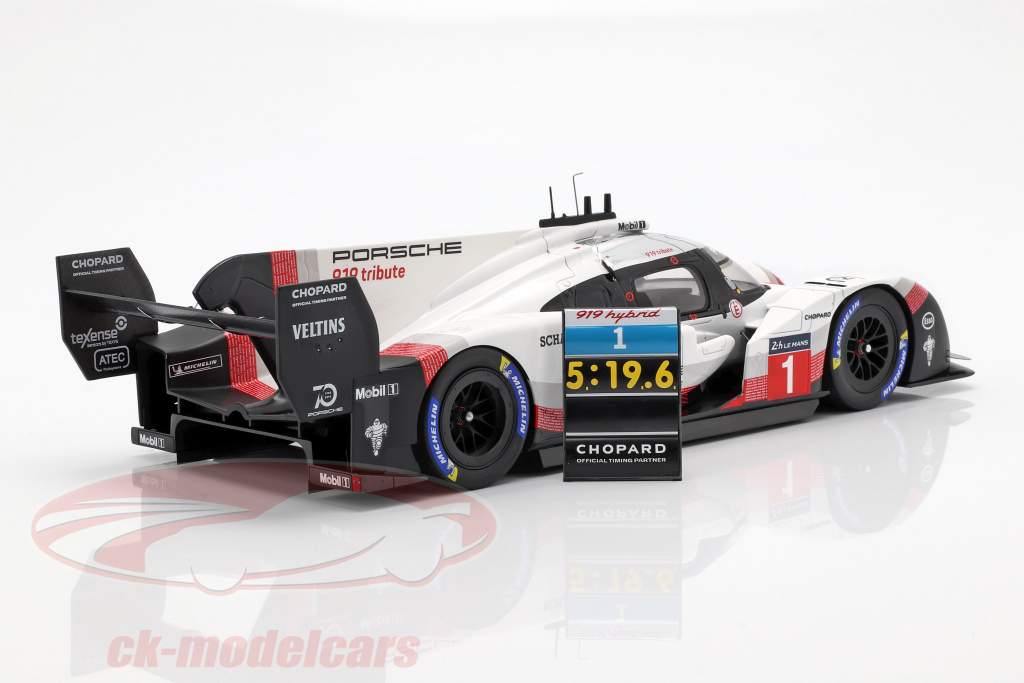Porsche 919 Tribute from Spark: The record car now in 1:18