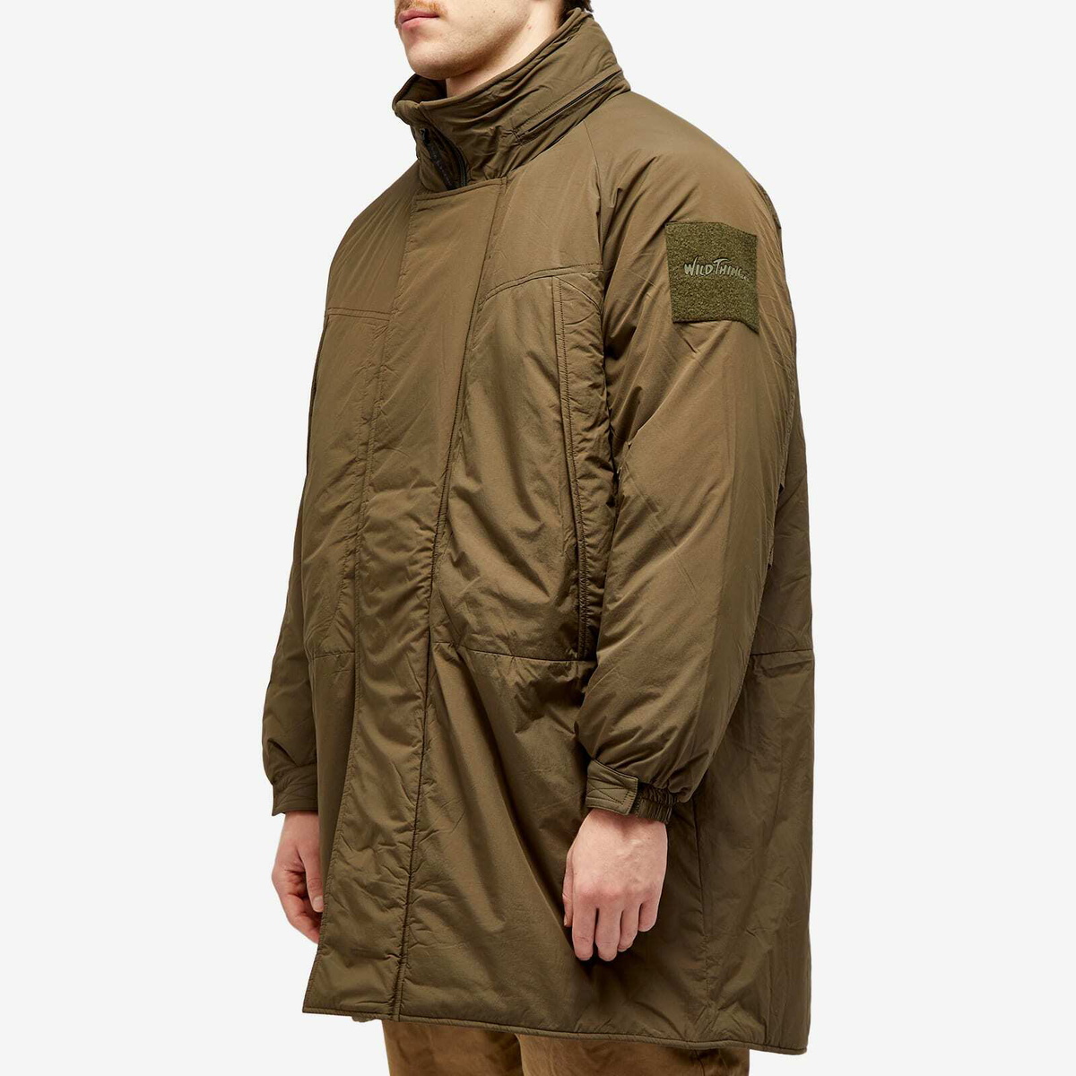 Wild Things Men's Monster Parka Jacket in Olive Wild Things