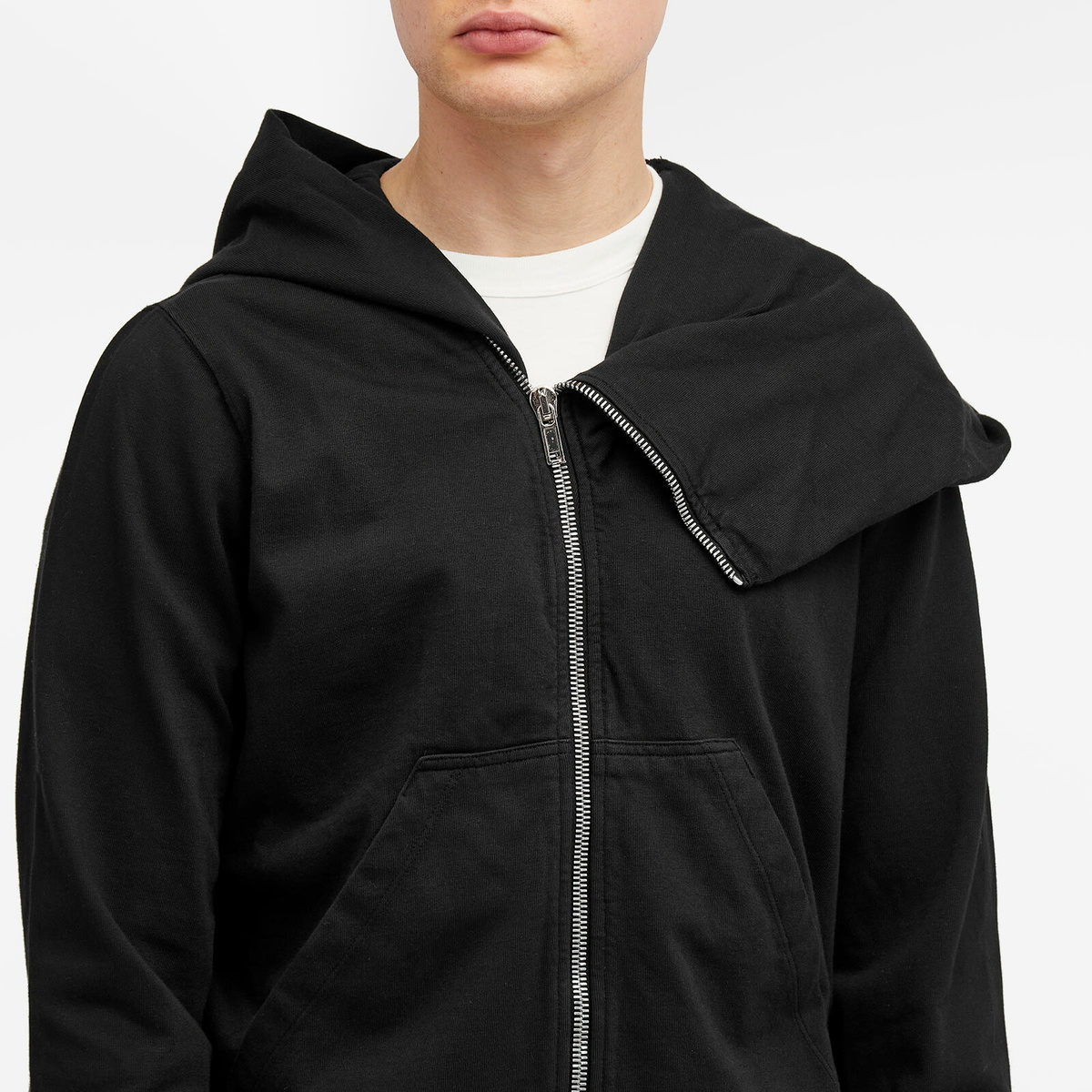 Rick Owens DRKSHDW Men's Mountain Hoodie in Black Rick Owens Drkshdw