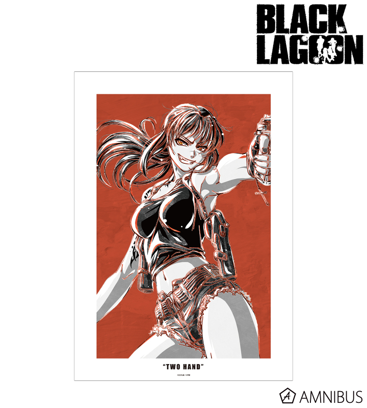 BLACK LAGOON - レヴィ Ani-Art BLACK LABEL A3マット加工ポスター