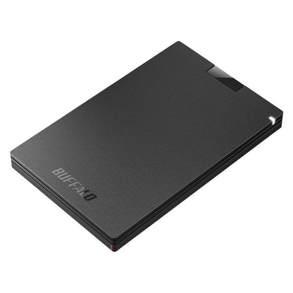 ポータブルSSD 2TB バッファロー SSD-PG2.0U3-BC 1台 - アスクル