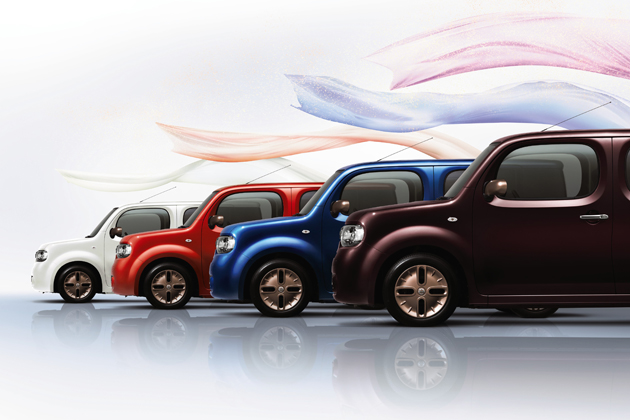 日産、リーフ・キューブの特別仕様車「80th Special Color Limited