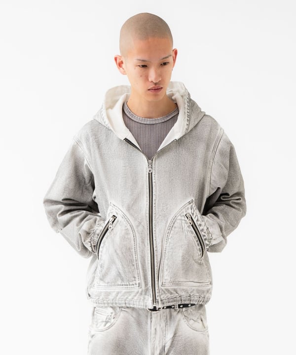 BEAMS（ビームス）FUTURE ARCHIVE / FADE DENIM HOODIE（ブルゾン