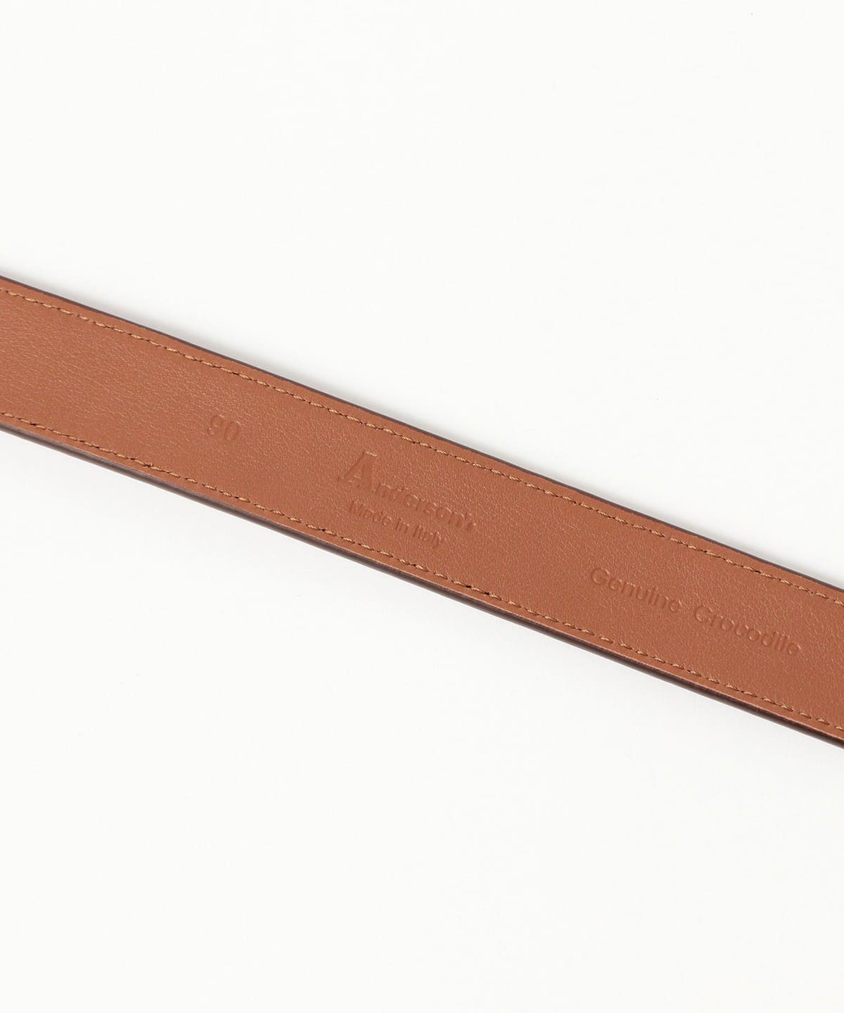 BEAMS F（ビームスF）Anderson's / リアルクロコダイルレザー ラップド