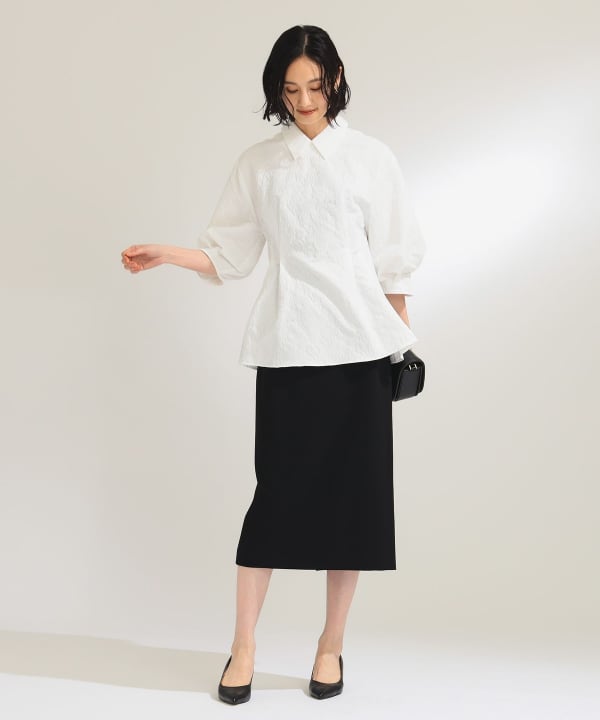 Demi-Luxe BEAMS（デミルクス ビームス）トリアセ セミタイトスカート