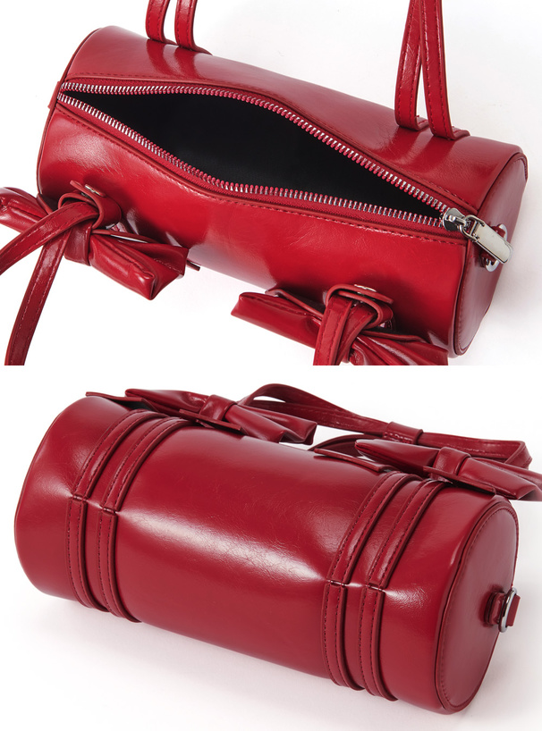 2Wayリボンラウンドボストンバッグ[at2364] | レディースファッション