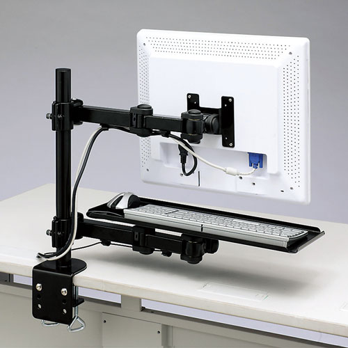 モニターアーム（デュアルシステムアーム・キーボード台