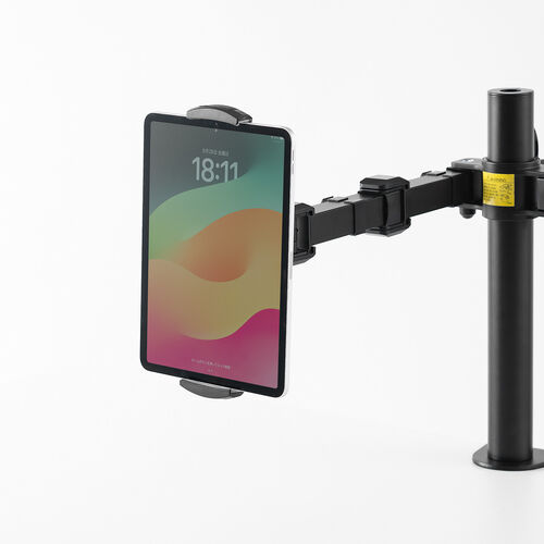 タブレットホルダー（モニターアーム・VESA取り付け・7～16インチ対応