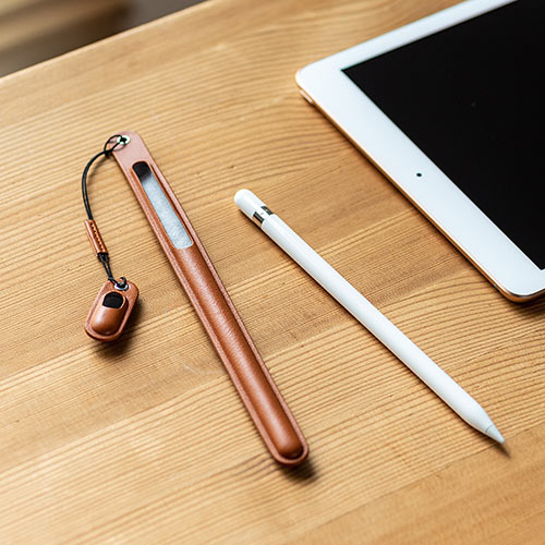 Apple Pencilケース（本革・専用・ハンドメイド・ブラウン） EZ2