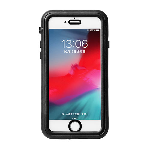 iPhone 8/iPhone 7防水耐衝撃ハードケース （IP68・ストラップ付） EZ2
