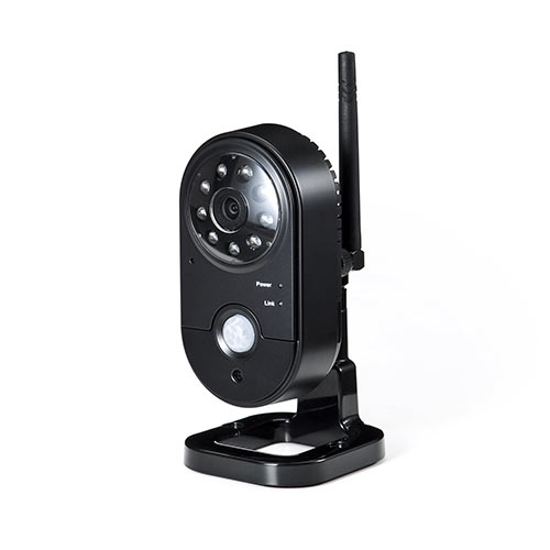 防犯カメラ＆モニターセット（ワイヤレス・4台カメラセット・屋外