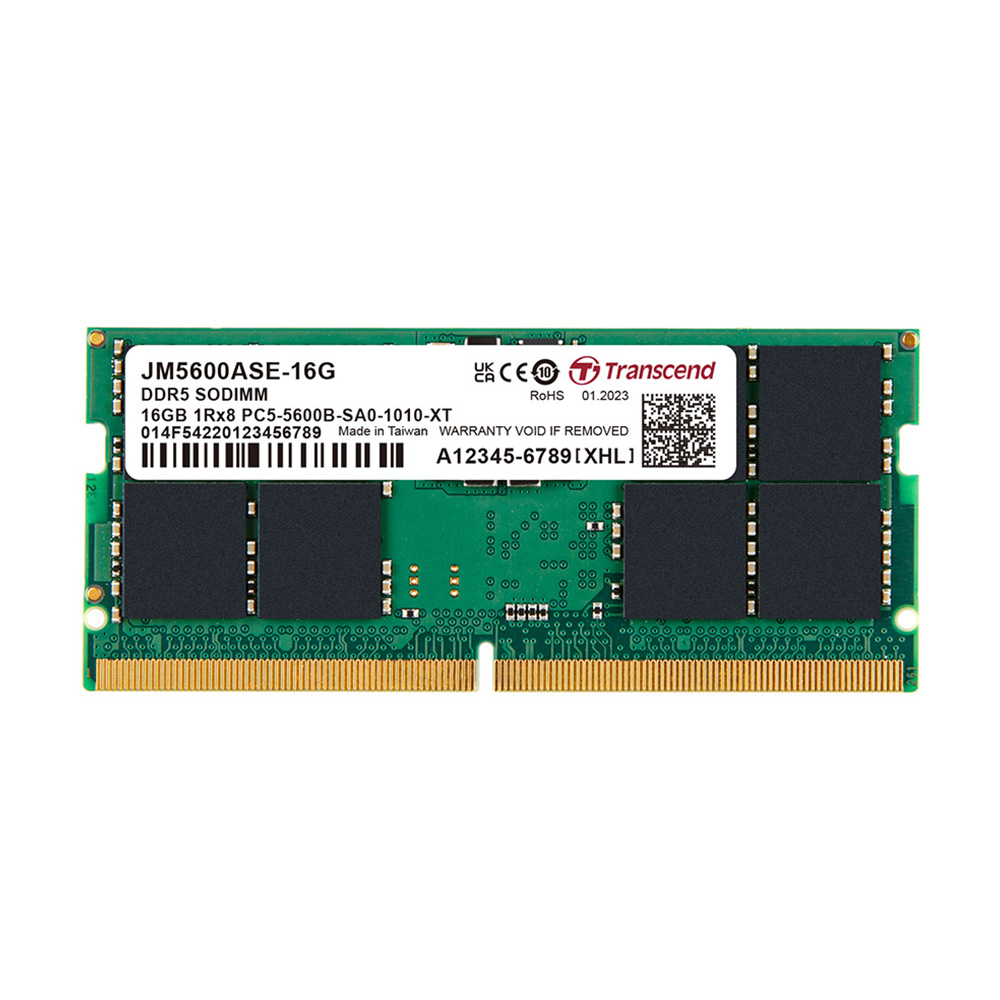 Transcend ノートPC用メモリ 16GB DDR5-5600 SO-DIMM JM5600ASE-16G