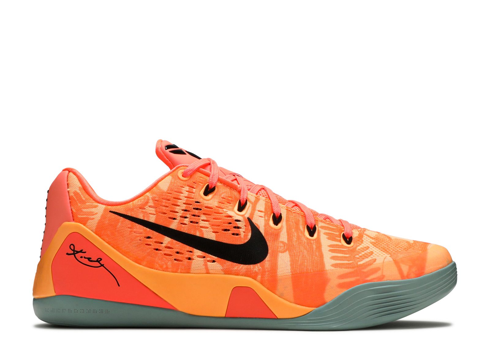 Kobe 9 EM 'Bright Mango' - Nike - 646701 880 - peach cream/bright