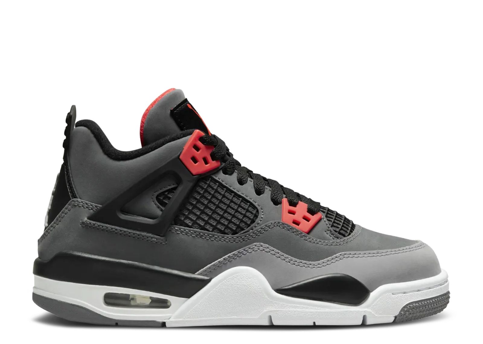 Jordan 4 Retro GS 'Infrared' - Air Jordan - 408452 061 - dark grey