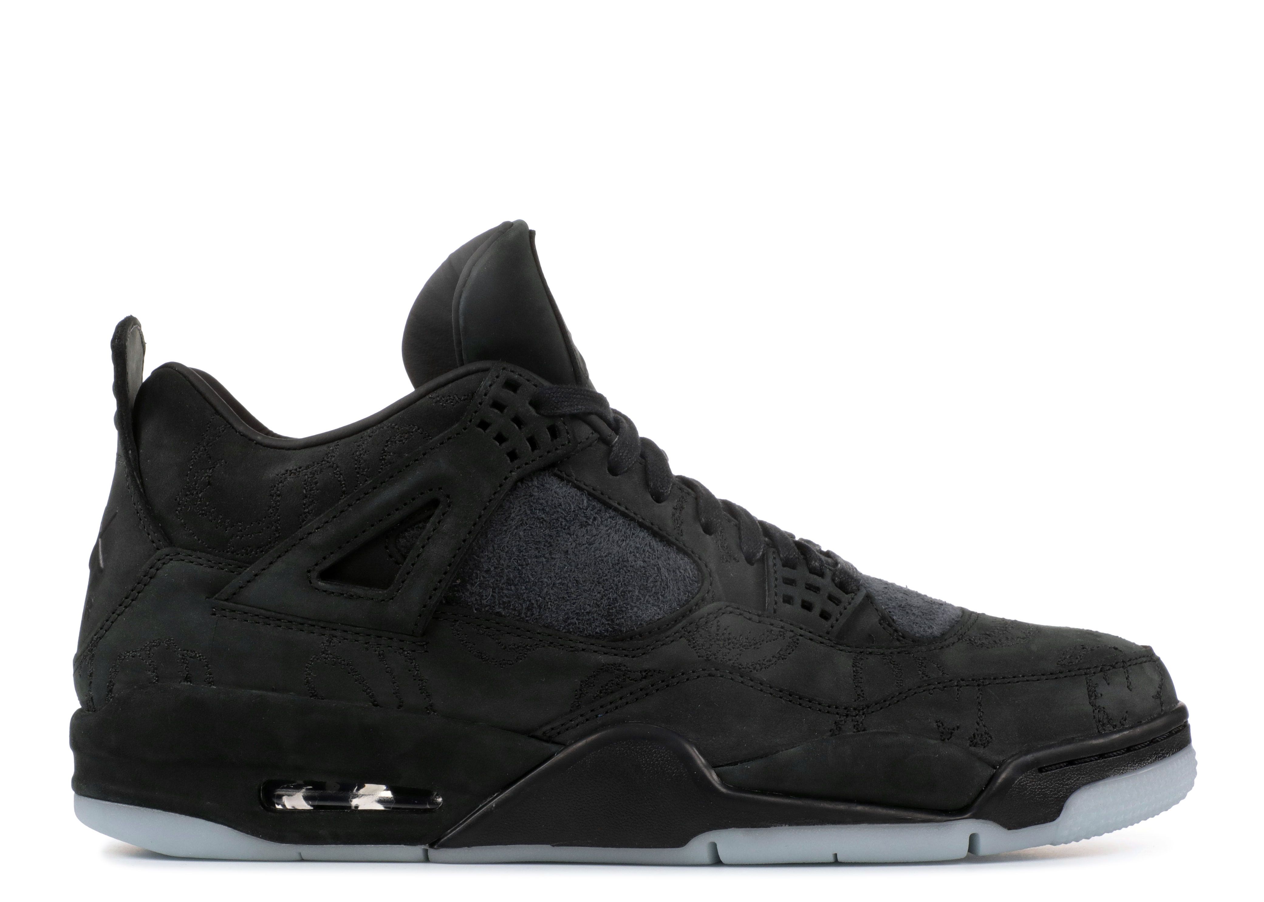 KAWS X Jordan 4 Retro 'Black' - Air Jordan - 930155 001 - black