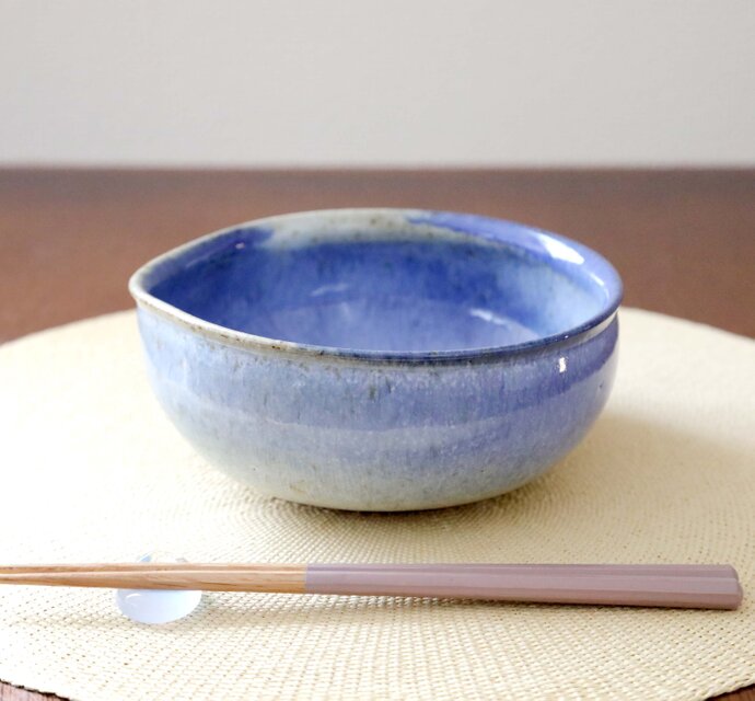 灰釉と瑠璃釉の雫鉢 | iichi 日々の暮らしを心地よくするハンドメイド