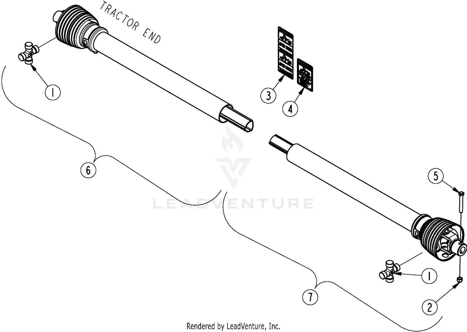 Land Pride RCR1242 Parts Diagrams