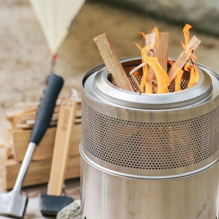 ナフコ フレイムストーブMAXMINI-MESH NF-BMAX-MIMEの通販｜焚き火台