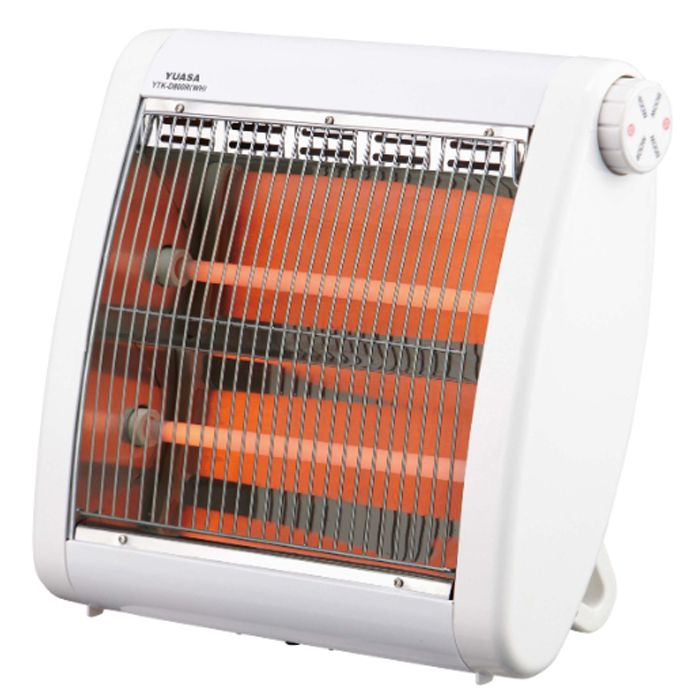 ユアサプライムス 電気ストーブ YTK-D800E(W)の通販｜石英管ストーブ