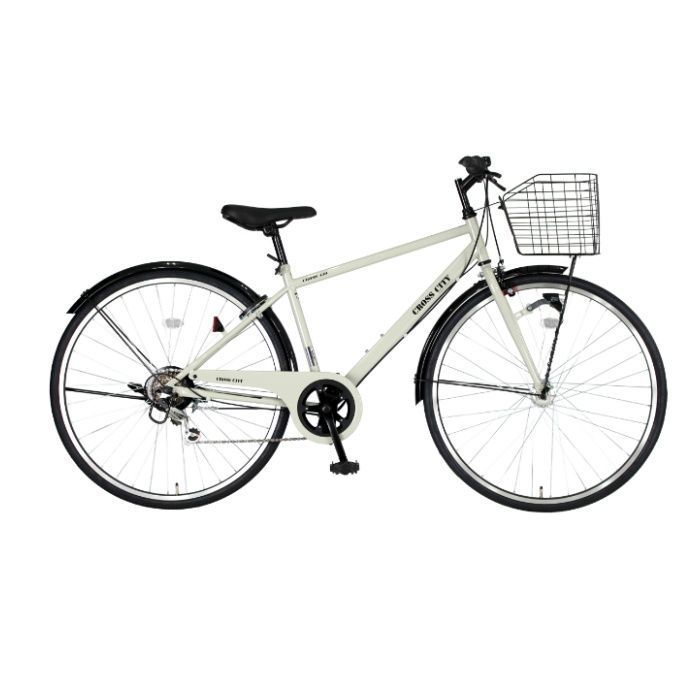 タウンシティV26 6段 マットホワイトの通販｜シティサイクル