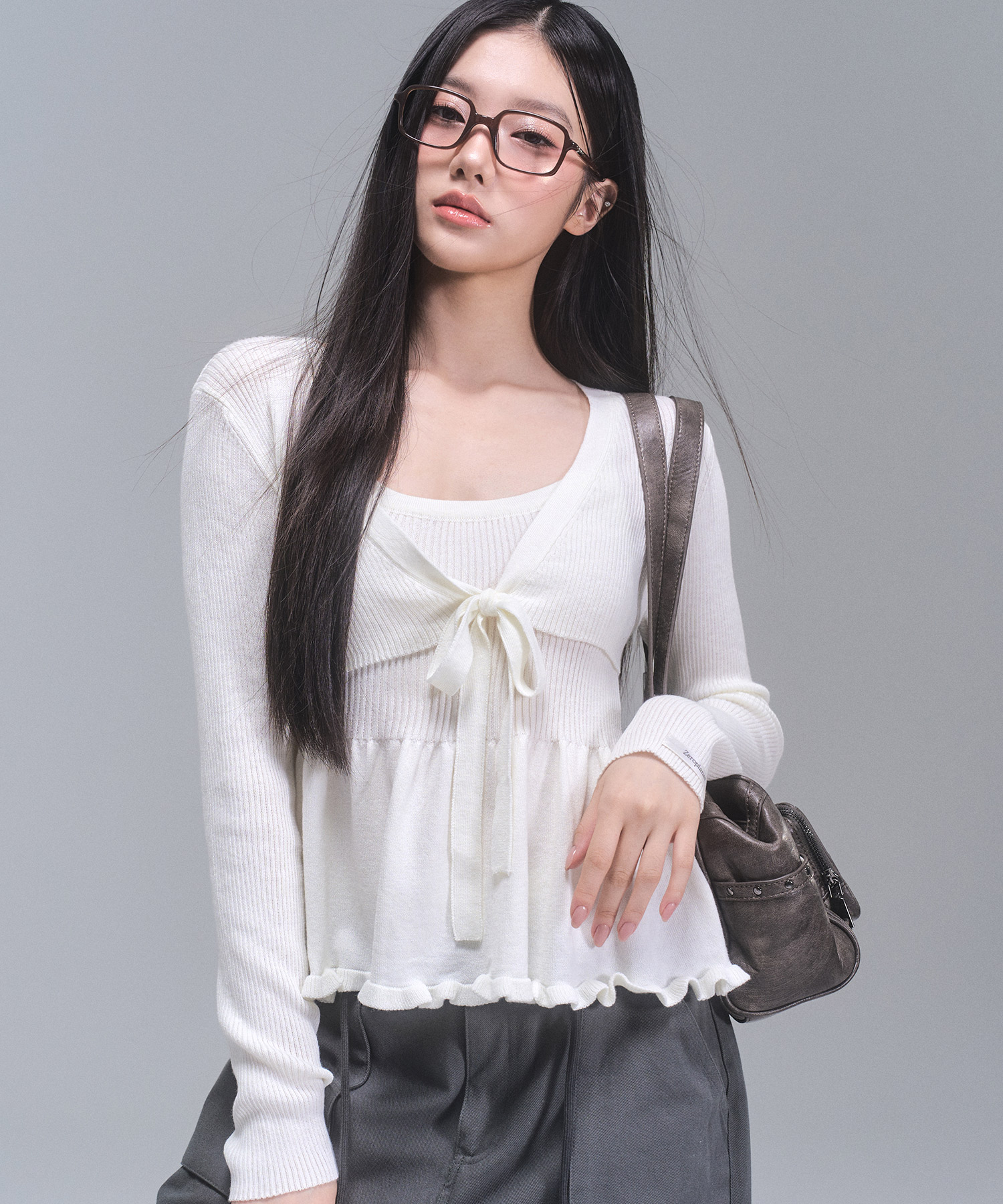 デイジーフリルニットカーディガンセット[IVORY] | ファッション通販