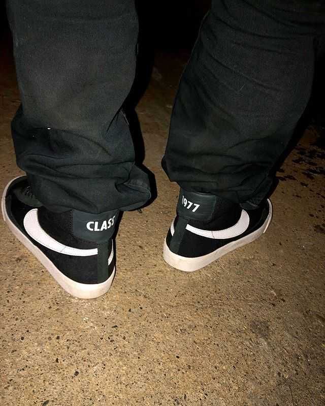 スラムジャム×ナイキ ブレーザー ミッド クラス 1977 ブラック