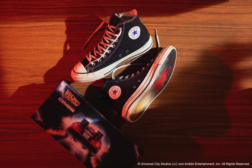 Back To The Future × Converse All Star Aged MT Hi 