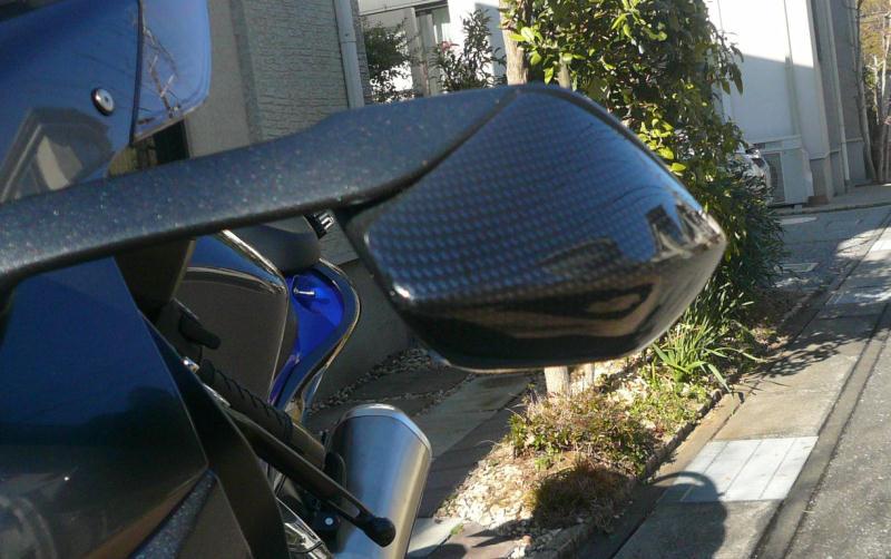 スズキ(純正) カーボン調ミラーカバー のパーツレビュー | GSX1300R
