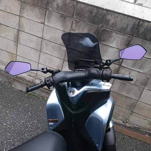 TANAX シャークミラー3 のパーツレビュー | トリシティ(hibihanzou