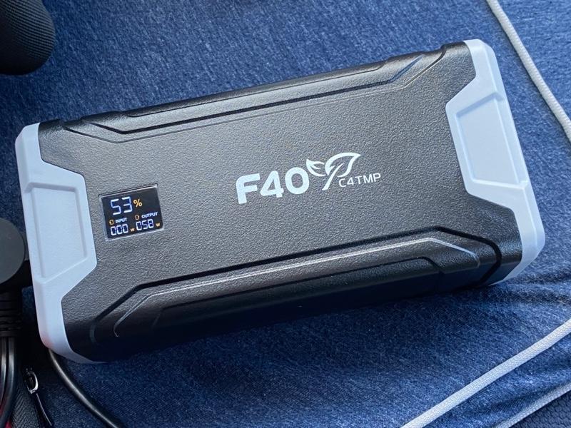 F40C4TMP 車載冷蔵庫専用バッテリー 大容量 220Wh ポータブル電源 の