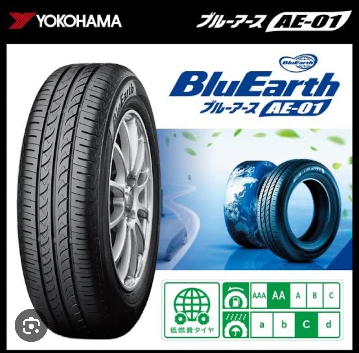 YOKOHAMA BluEarth AE-01 155/65R13 のパーツレビュー | eKワゴン(Navy