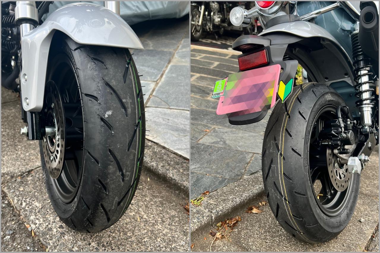 DUNLOP TT93GP 120/70-12, 130/70-12 のパーツレビュー | ダックス125