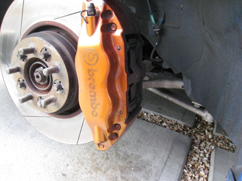 ブレンボキャリパ交換（フロント）（スバル インプレッサ WRX STI・GDB