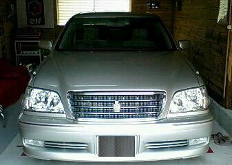 17クラウン ロイヤル後期 フロントグリルブラックアウト（トヨタ