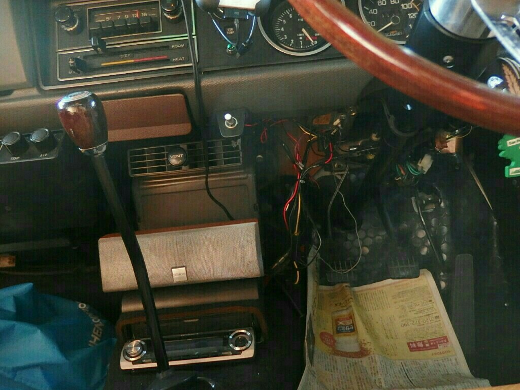 サイドブレーキ移設（日産 サニートラック・B120系）by リバーショール