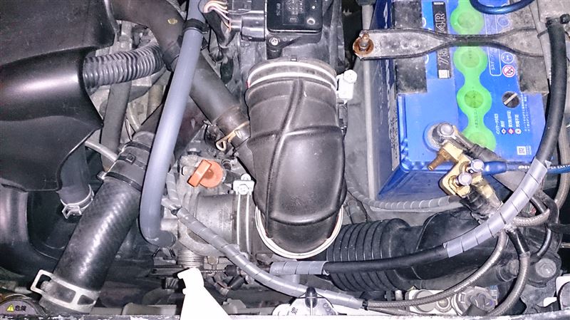 SEV BIG POWERインテーク [BI-160] 取り付け。（トヨタ bB・NCP30系