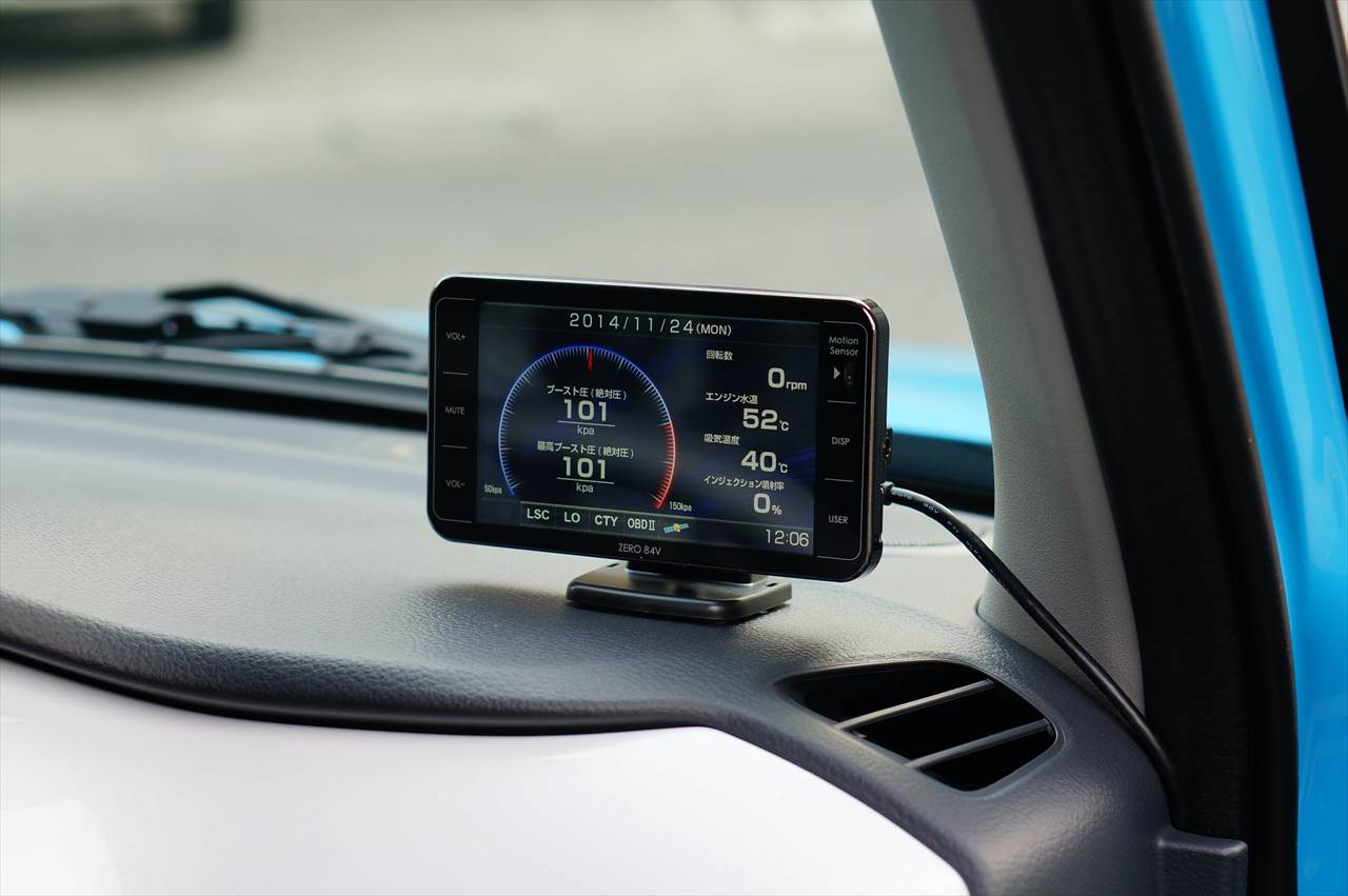 コムテック レーダー探知機 ZERO 84V 取り付け（スズキ