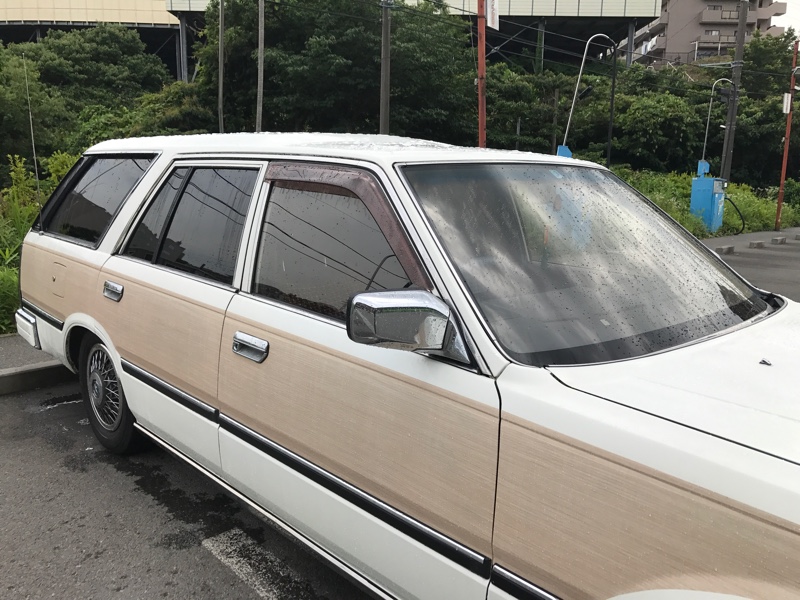 Y30純正ドアバイザー（日産 グロリアワゴン・Y30）by （トロイ